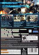 Binary Domain Xbox 360 Back Cover