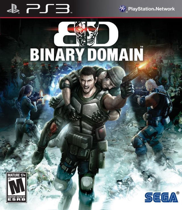 Binary Domain Playstation 3 Front Cover