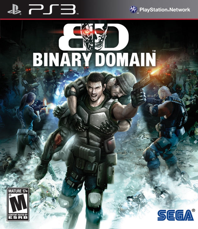 Binary Domain Playstation 3 Front Cover Pre-played
