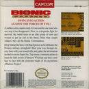 Bionic Commando Nintendo Gameboy Back Cover Pre-Played