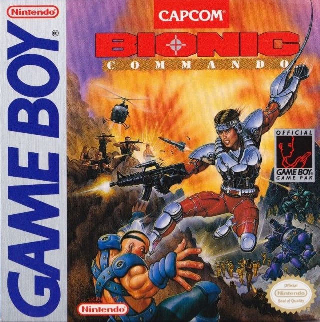 Bionic Commando Nintendo Gameboy Front Cover Pre-Played