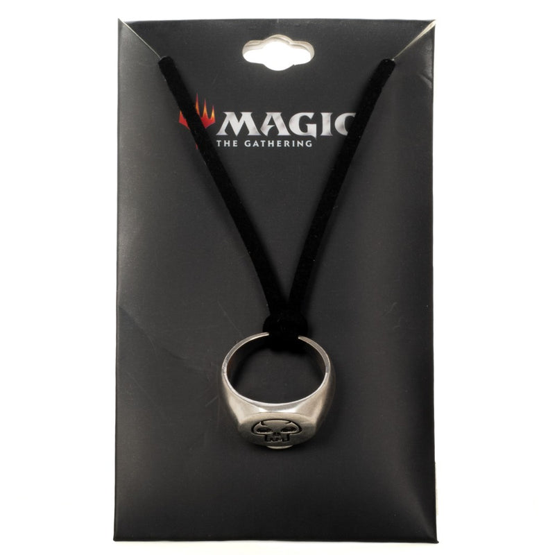 Magic the Gathering Black Mana Ring Necklace