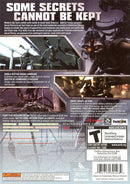 Blacksite Area 51 Back Cover - Xbox 360 Pre-Played