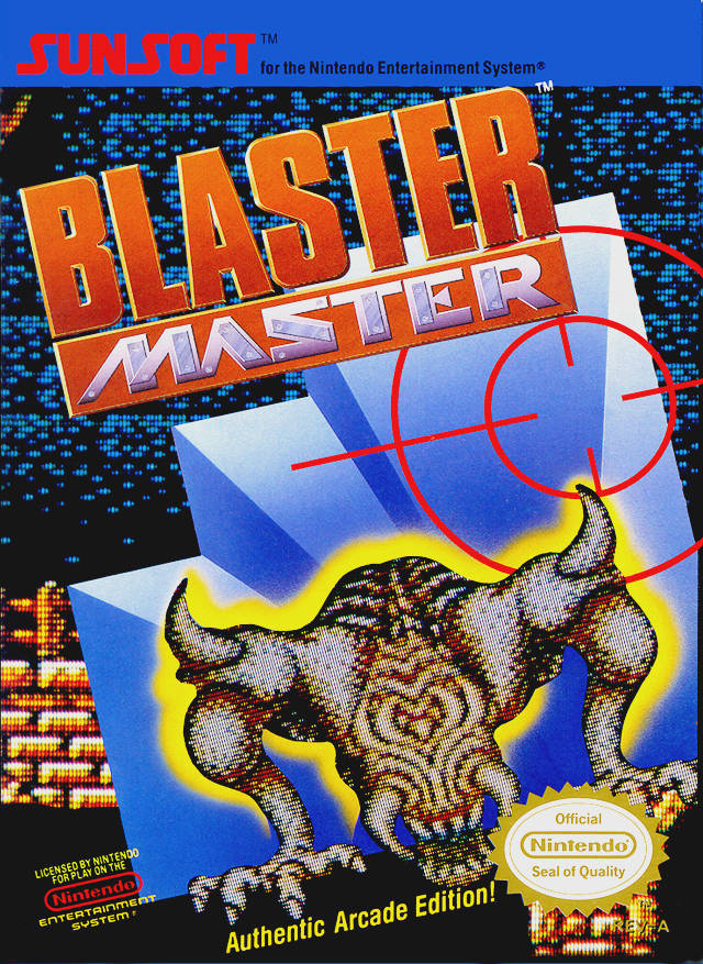 Blaster Master NES Front Cover Pre-Played