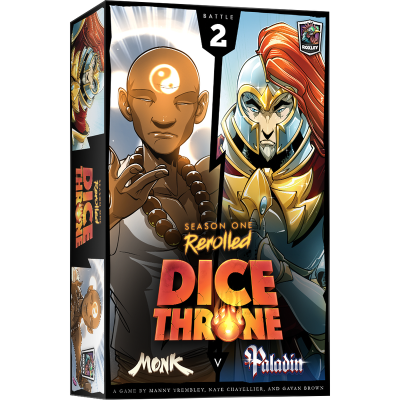 Dice Throne Season 1 Rerolled - Box 2 - Monk vs Paladin