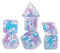 RPG Dice Set (7) Cotton Candy Glowworm