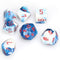 Chessex Gemini 7 Astral Blue-White Red (7)