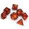 Chessex Dm4 Scarab Poly Scarlet/Gold (7)