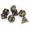 Chessex Dm4 Leaf Poly Black/Gold/Silver (7)
