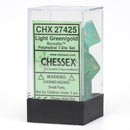 Chessex Borealis 2 Light Green/Gold (7)