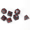 Chessex Velvet Black/Red/Black (7)