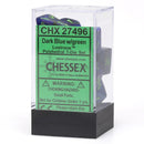 Chessex Dm8 Poly Lustrous Dark Blue/Green (7)