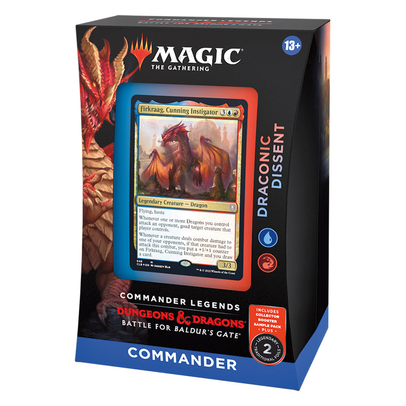 Commander Legends: Battle for Baldur's Gate Commander Deck - Draconic Dissent - Magic the Gathering TCG