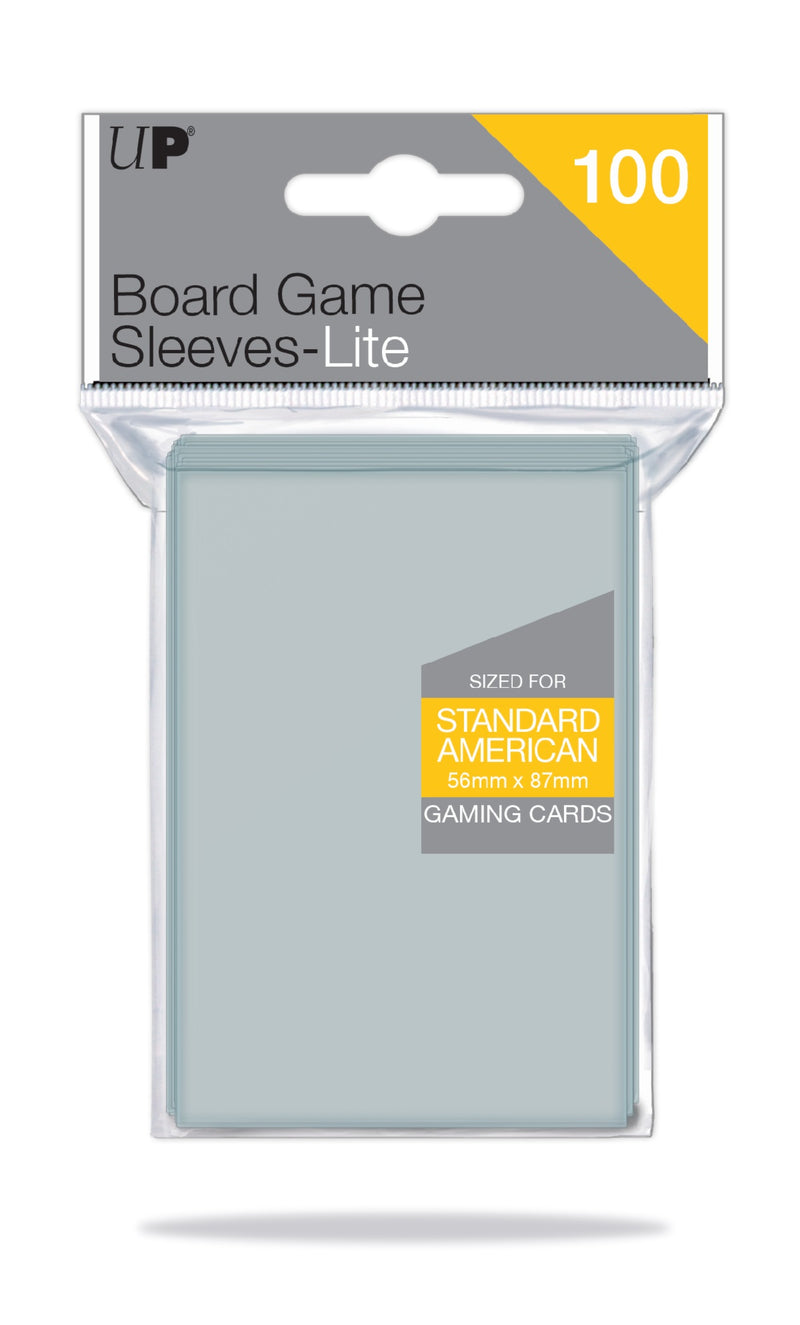 Board Game Sleeves Lite: Standard American Clear