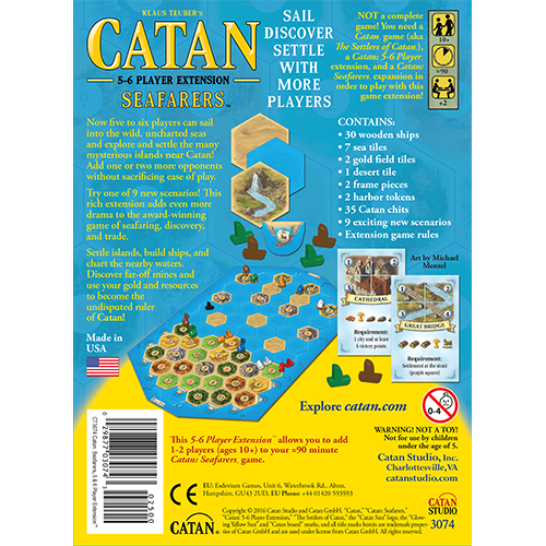 Catan: Seafarers 5-6 Extension