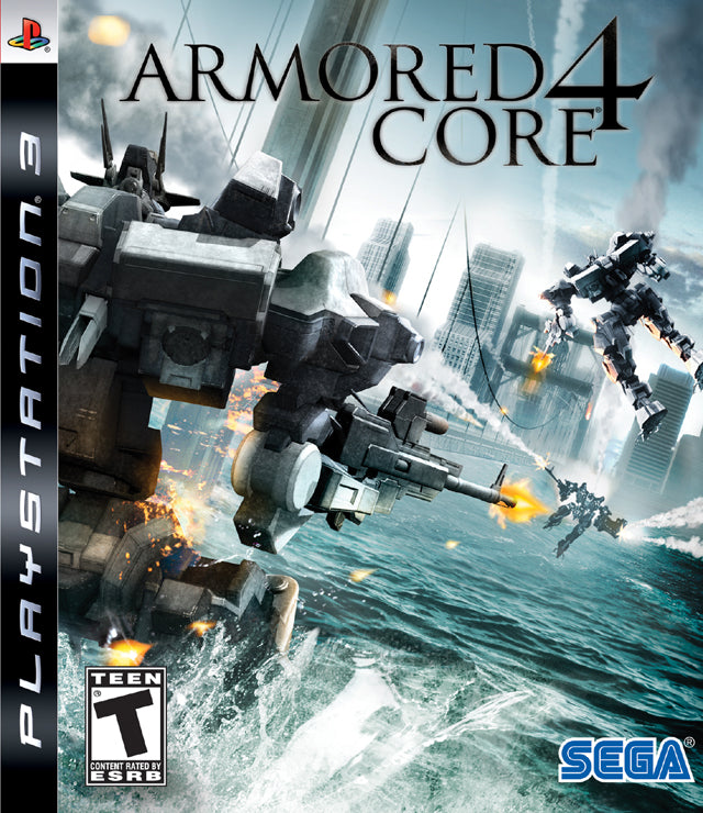 Armored Core 4 Playstation 3 Front Cover