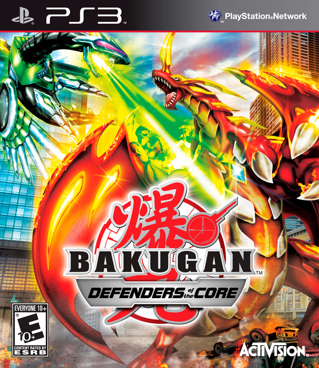 Bakugan Defenders of the Core Playstation 3 Front Cover