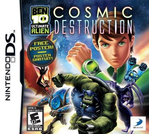 Ben 10 Ultimate Alien Cosmic Destruction Nintendo DS Front Cover