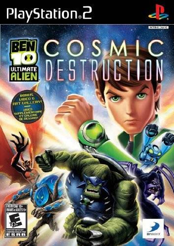 Ben 10 Ultimate Alien Cosmic Destruction Playstation 2 Front Cover