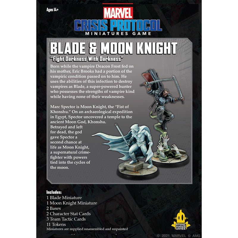 Marvel Crisis Protocol: Blade and Moon Knight Pack