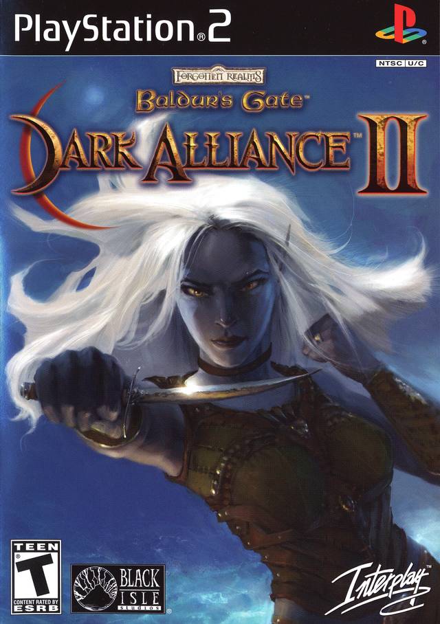 Baldur's Gate Dark Alliance 2 Front Cover - Playstation 2 Pre-Played