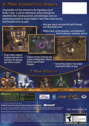 Baldur's Gate Dark Alliance 2 Xbox Back Cover