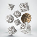 Geralt The White Wolf (7 + coin) - The Witcher Dice Set