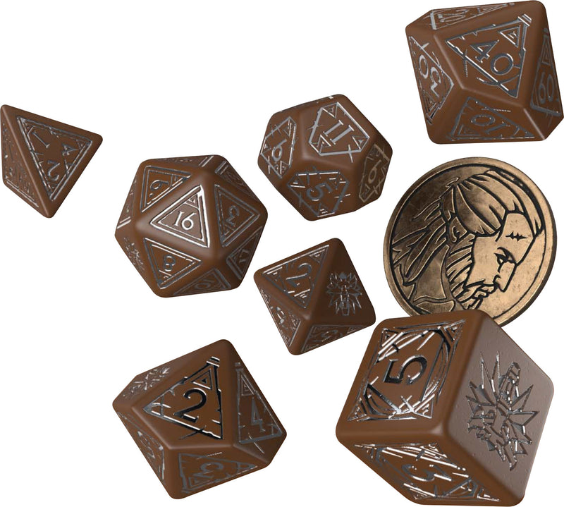 Geralt Roach's Companion (7 + coin) - The Witcher Dice Set