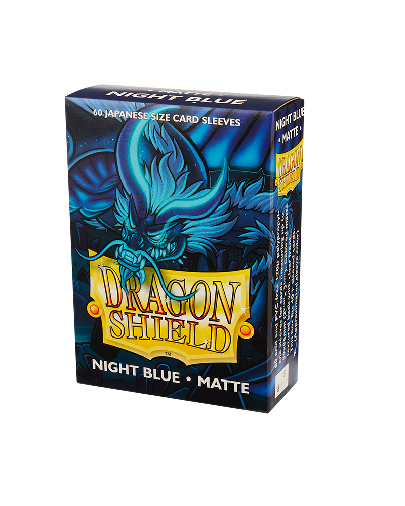 Dragon Shields Japanese (60) Matte Night Blue Card Sleeves