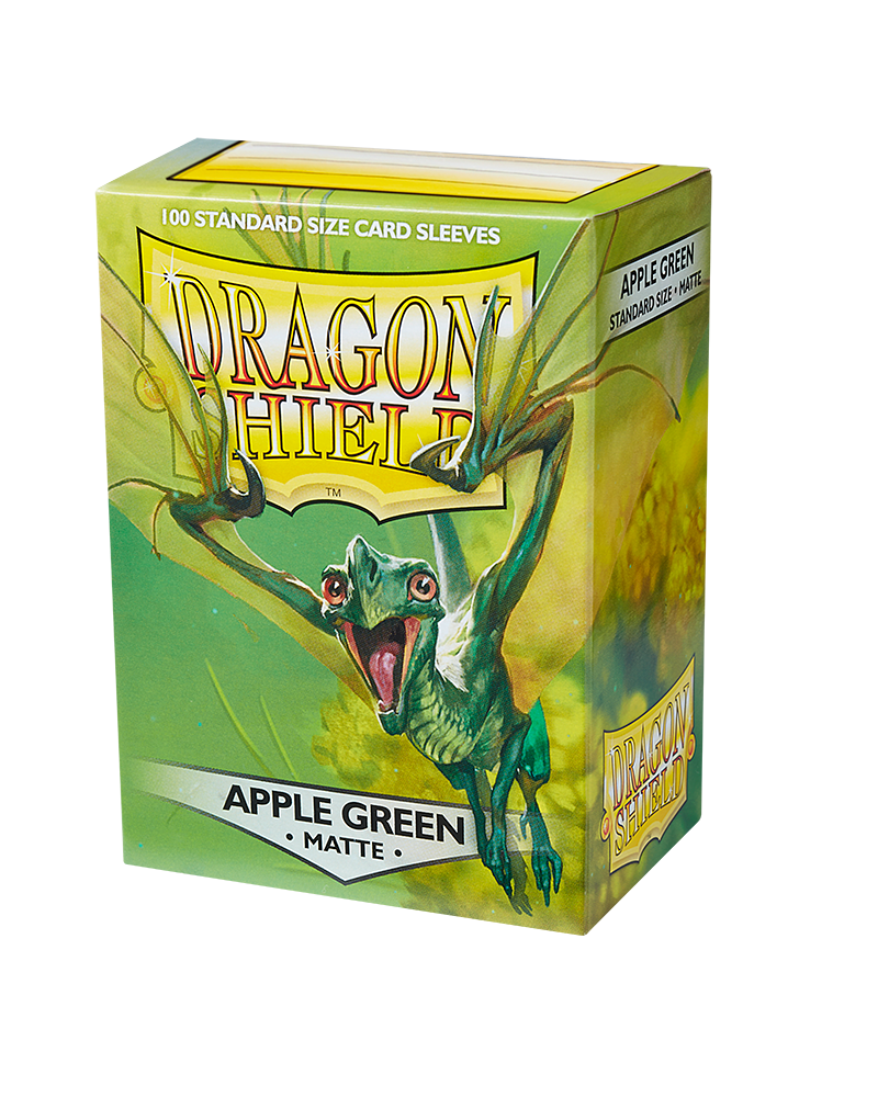 Dragon Shields (100) Matte Apple Green Card Sleeves