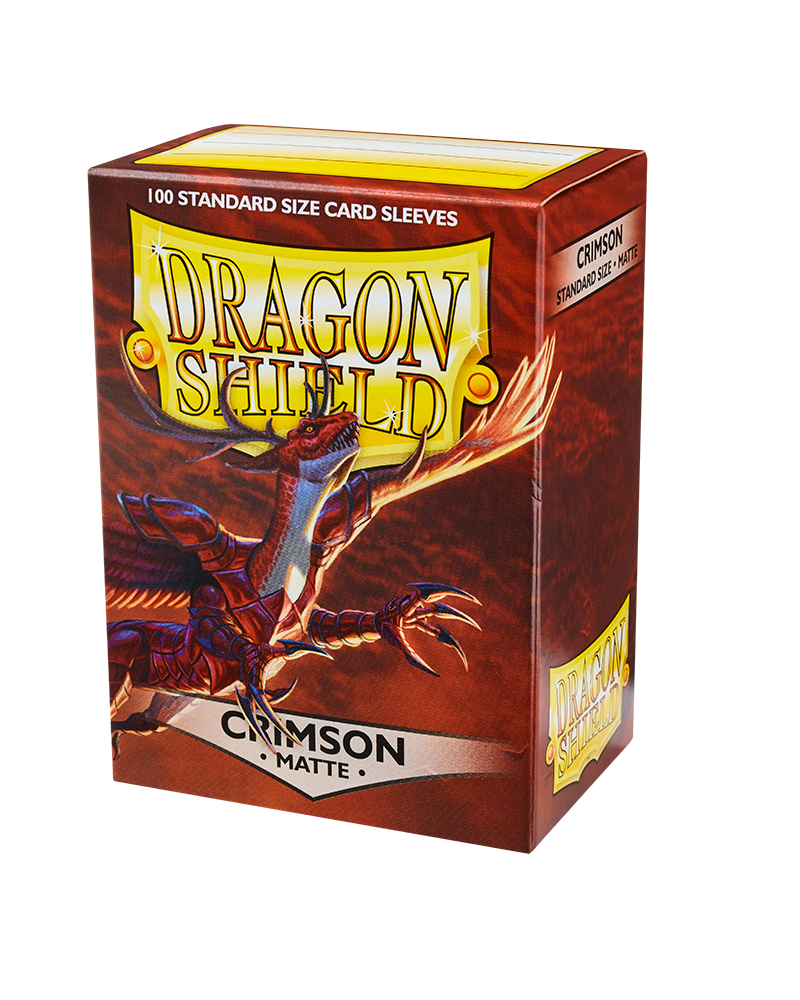 Dragon Shields (100) Matte Crimson Card Sleeves