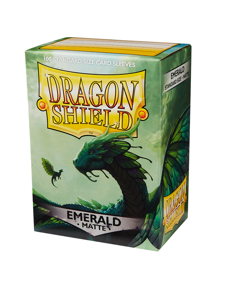 Dragon Shields (100) Matte Emerald Card Sleeves