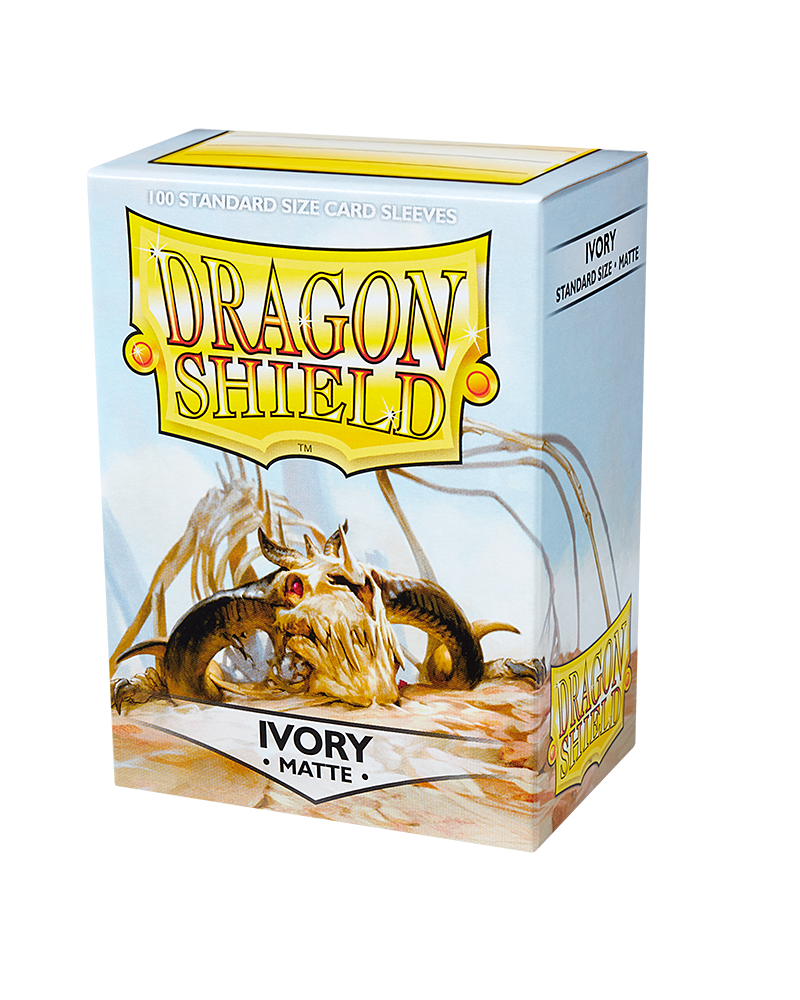 Dragon Shields (100) Matte Ivory Card Sleeves