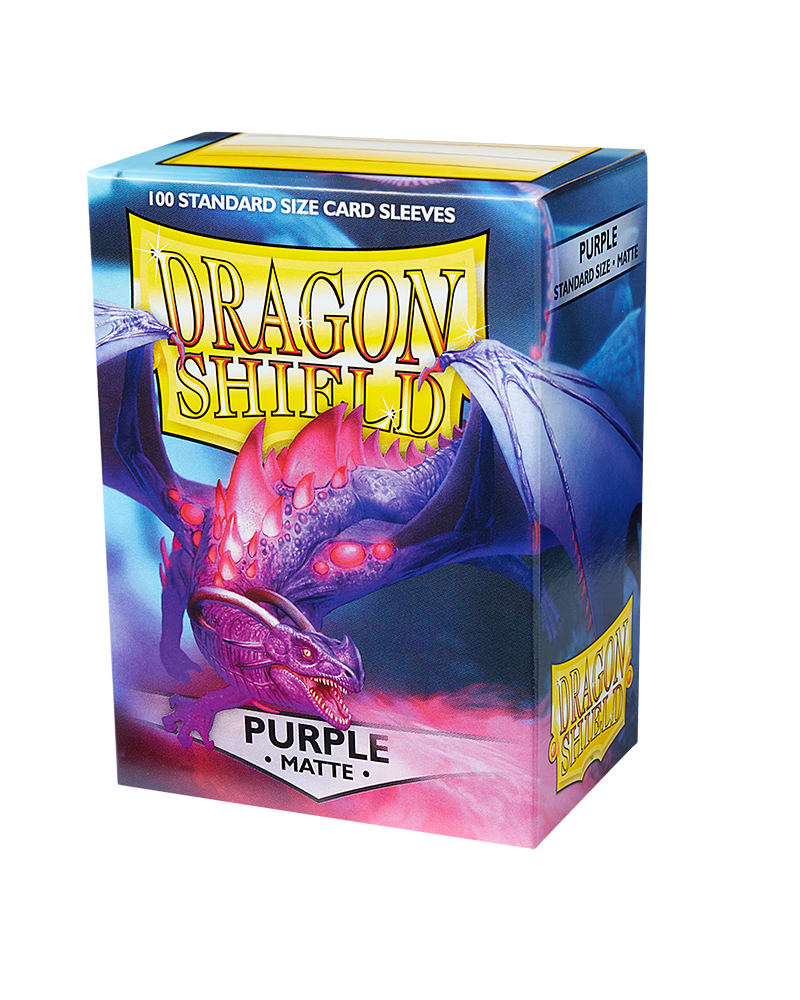 Dragon Shields: (100) Matte Purple Card Sleeves