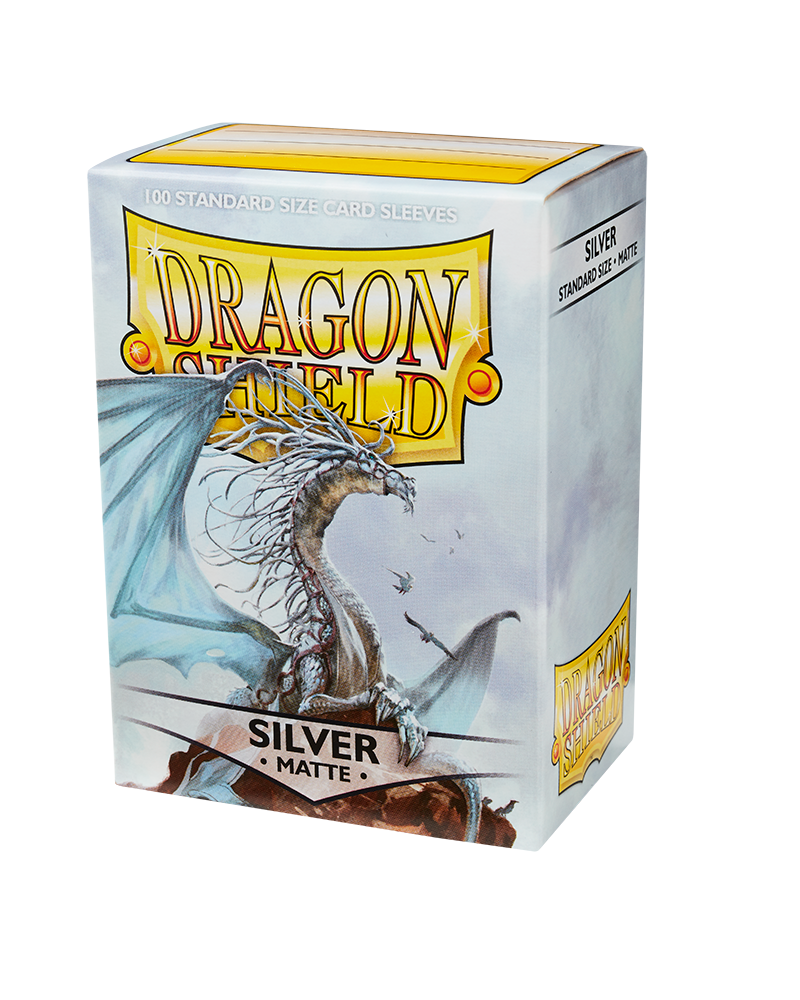 Dragon Shields (100) Matte Silver Card Sleeves