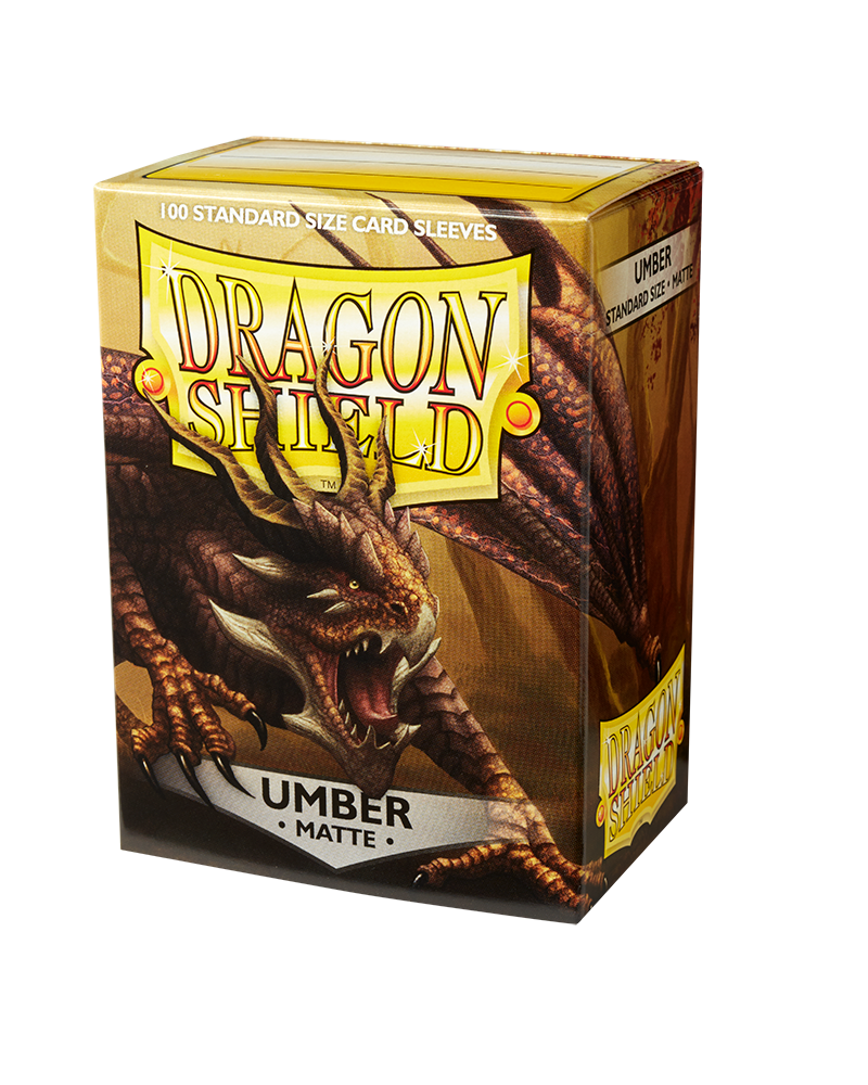 Dragon Shields (100) Matte Umber Card Sleeves