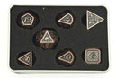 Dragon Scale: Ancient Bronze - Old School 7 Piece RPG Metal Dice Set