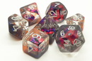 Dragons Eye Dice: Skeletal - Old School 7 Piece RPG Dice Set