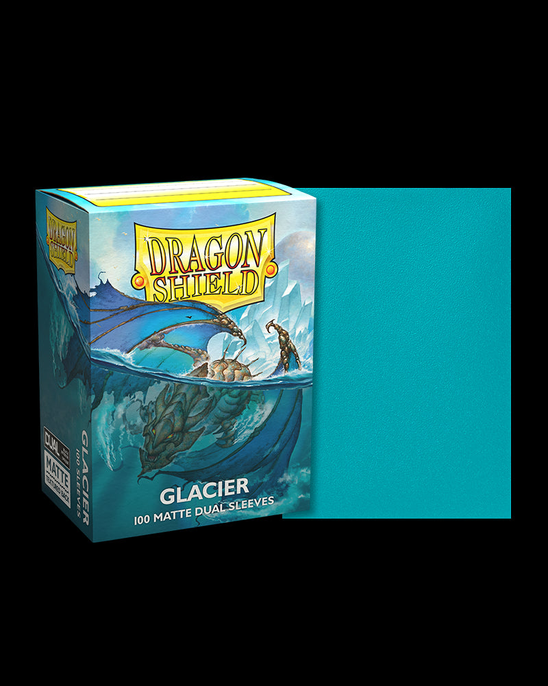 Dragon Shields (100) Matte Dual - Glacier