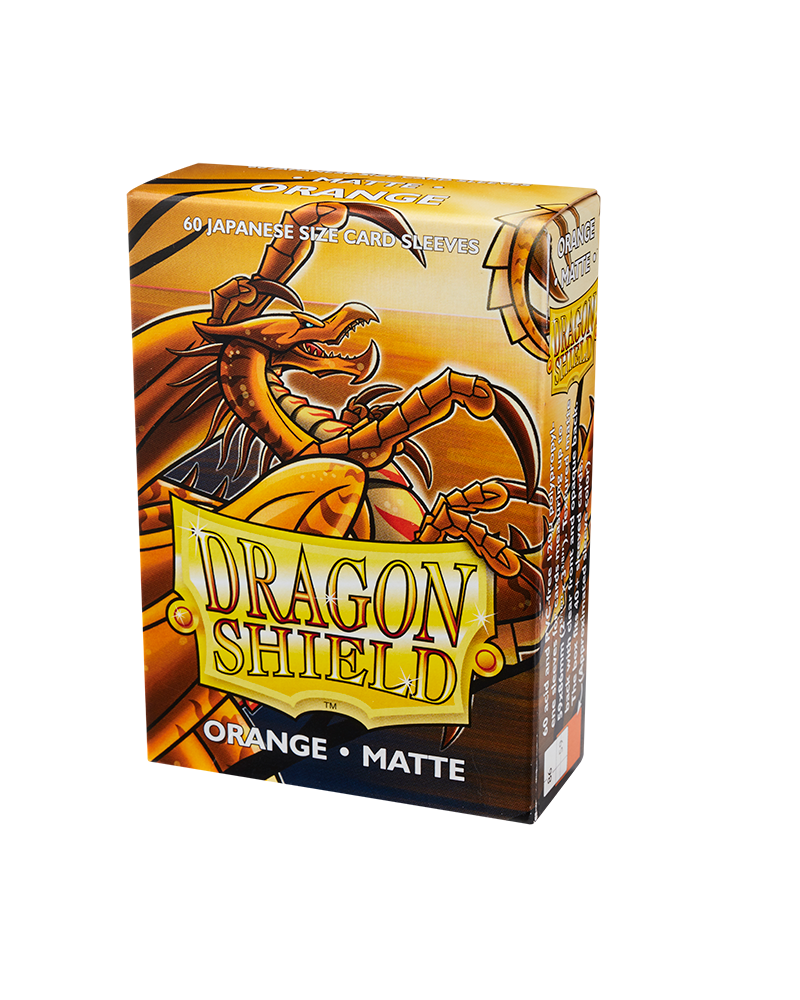 Dragon Shields Japanese: (60) Matte Orange Card Sleeves