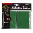 BCW Elite Deck Guards: Matte Green (80)