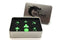 Halfling Forged: Electric Green - Old School 7 Piece RPG Metal Dice Set