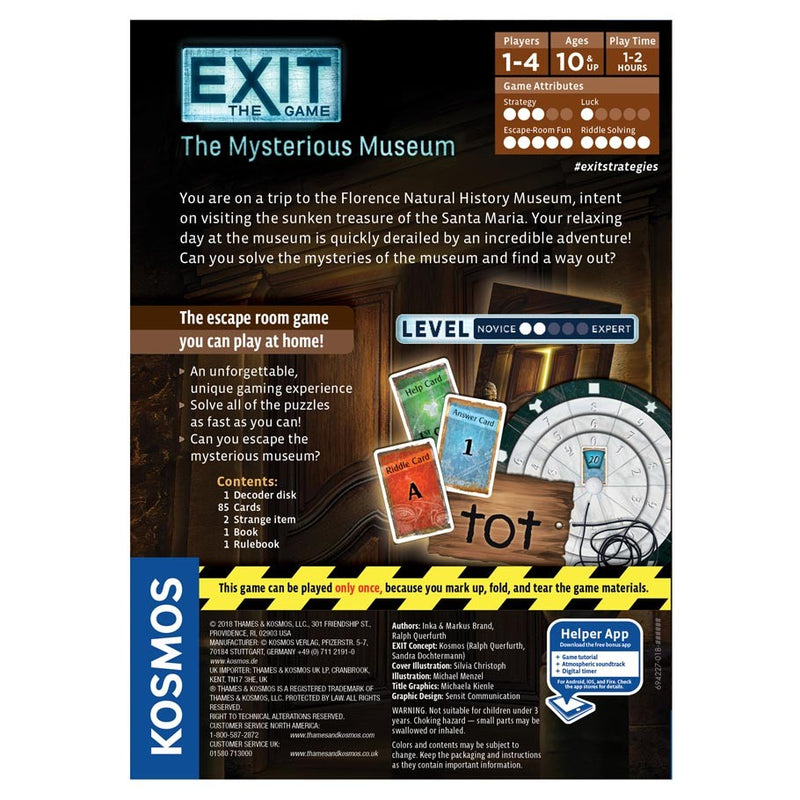 Exit The Mysterius Museum Back