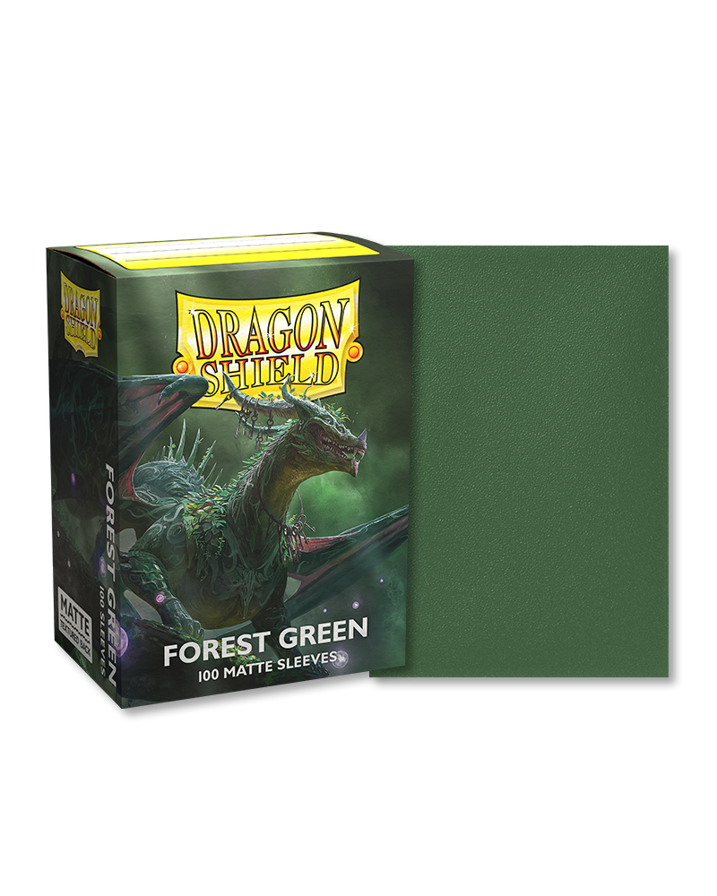 Dragon Shield (100) Matte Forest Green Card Sleeves