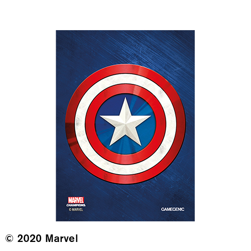 Marvel Champions Art Sleeves - Captain America