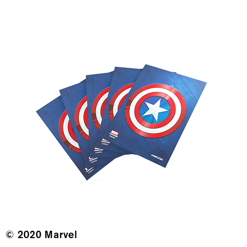 Marvel Champions Art Sleeves - Captain America