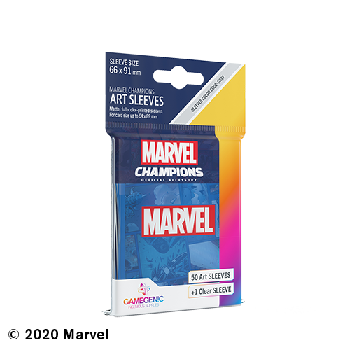 Marvel Champions Art Sleeves - Marvel Blue