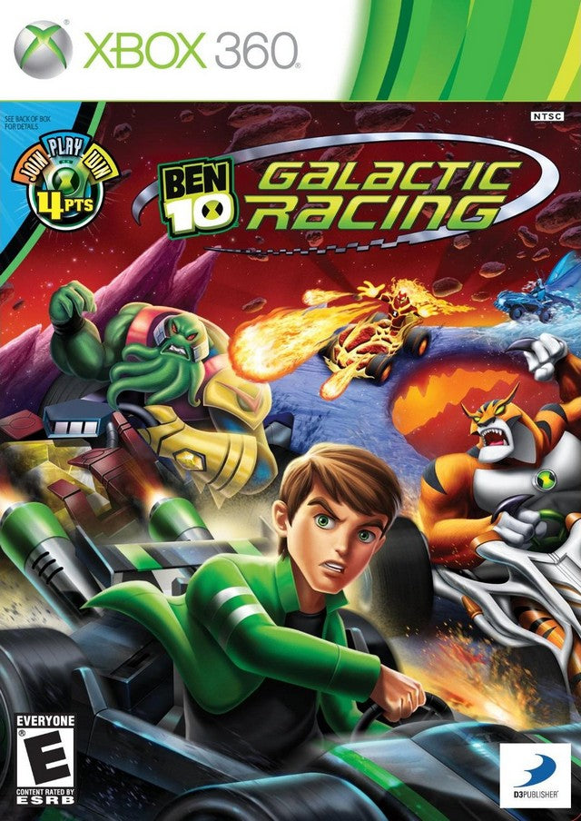 Ben 10 Galactic Racing Xbox 360 Front Cover