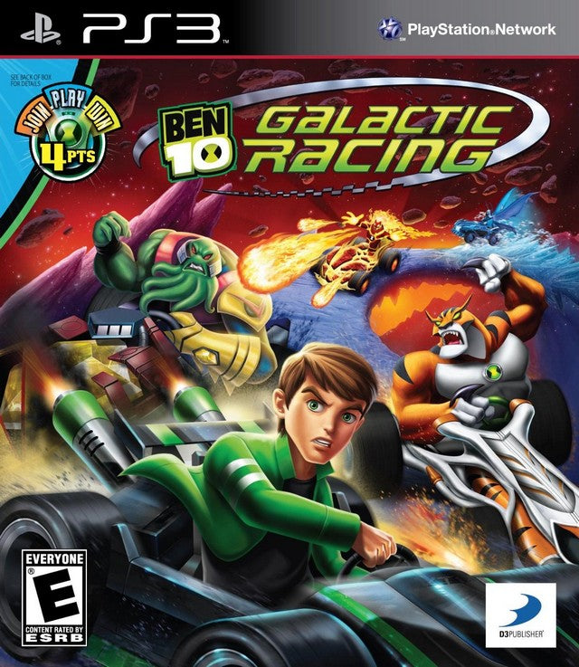 Ben 10 Galactic Racing Playstation 3 Front Cover