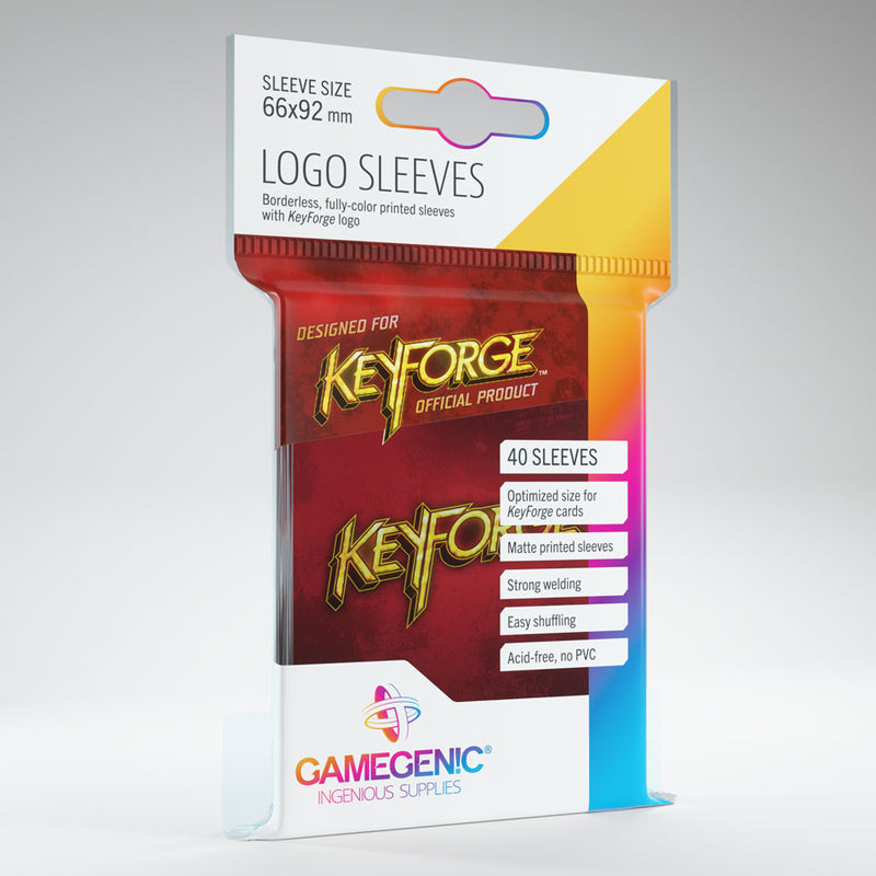 Keyforge Red Logo Sleeves